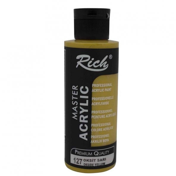 Rich Akrilik Boya Master 120 CC Oksit Sarı 120-127 ürün görseli 1