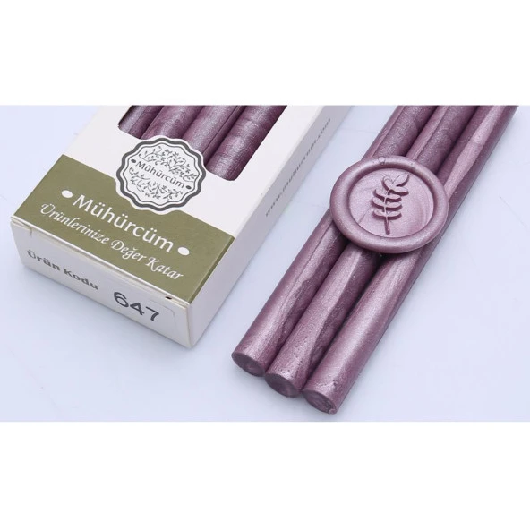 Mühür Mumu Çubuk 11mmx120mm 10 lu Paket Model: 647 LAVANTA SATEN ürün görseli