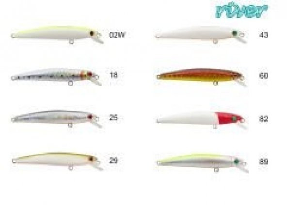River Tiny Giant 55F 5.5CM 2.7G Maket Balık 43