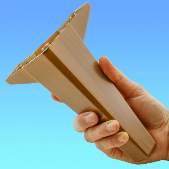 Mobilya Yatak Kanepe Çekyat Sehpa TV Ünitesi Baza Koltuk Ayağı Koyu Ceviz Renk 18 cm Ayak - 7