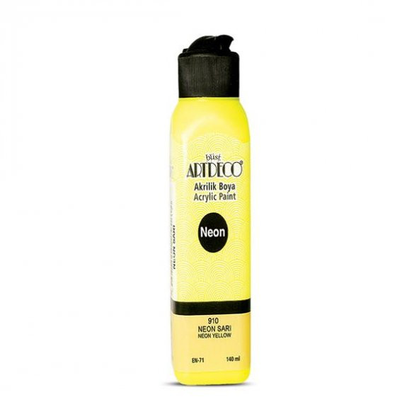 Artdeco Akrilik Boya 140 ML Fosforlu Sarı 070R-910