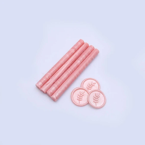 Mühür Mumu Çubuk 11mmx120mm 10 lu Paket Model: 655 SATEN PEMBE - Resim 2