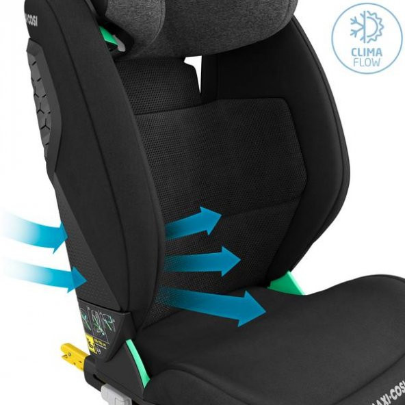 Maxi-Cosi RodiFix Pro I-Size İsofixli 15-36 Kg Çocuk Oto Koltuğu Authentic Black - 8