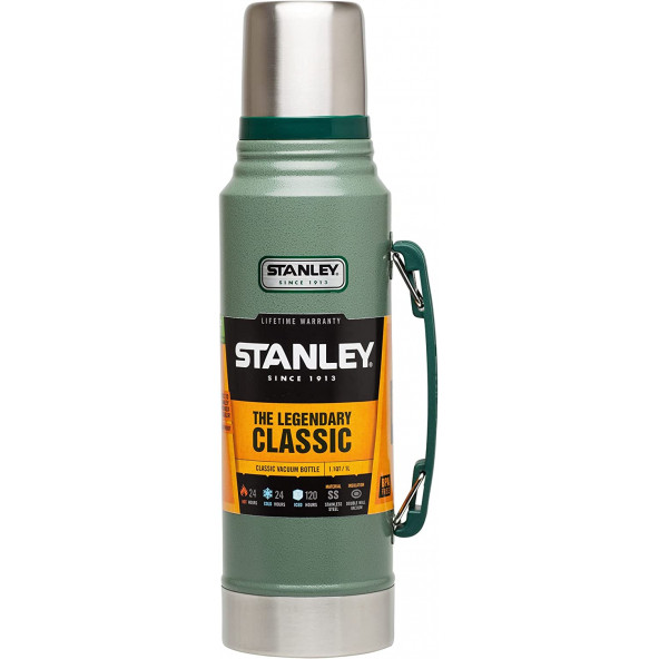 Stanley Klasik Vakumlu Çelik Termos 1 Lt- Yeşil