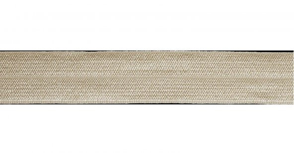 Hayal Sepeti Katlama Biye lastik - TEN beji Parlak  eni 1,5cm Çamaşır Lastiği 5METRE - 2