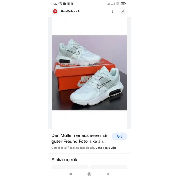 Nike Air Max Flywire Beyaz ayakkabı