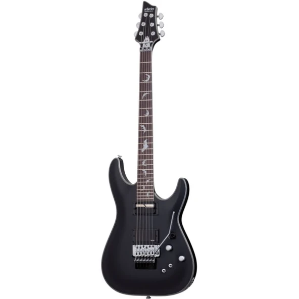 Schecter Damien Platinum 6 FR Elektro Gitar (Satin Black)