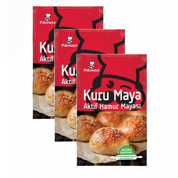 Pakmaya Kuru Maya 100 Gram x 3
