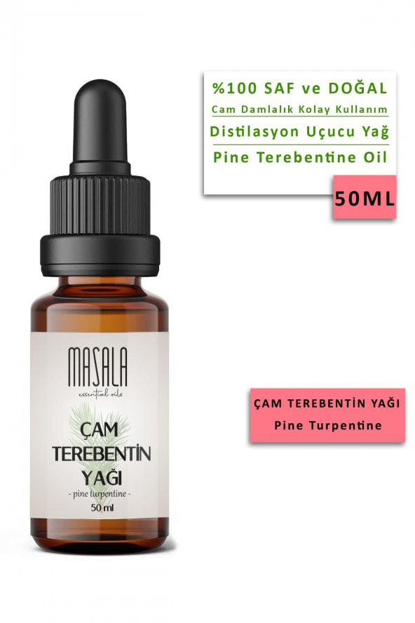 Masala Tatlı Badem Yağı + Çam Terebentin Yağı + Hint Yağı 3 X 50 ml - 3