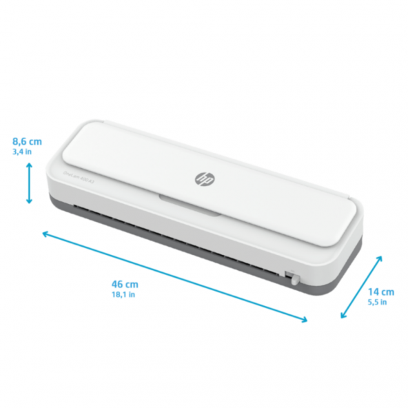 HP OneLam 400 A3 Laminasyon Makinesi/Ciltleme Makinesi-75-125 mikron - 8