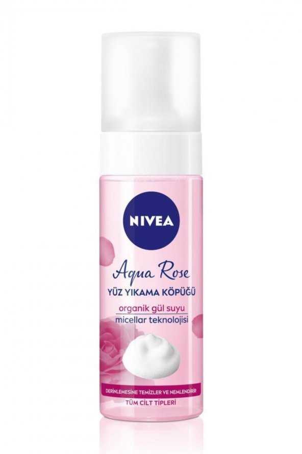 Nivea Yüz Temizleme  Köpüğü Aqua Rose 150 ml - 2