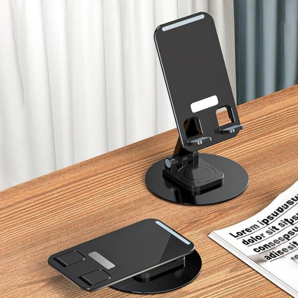 LinkTech H763 Metal Katlanır Masaüstü Telefon ve Tablet Standı - 3