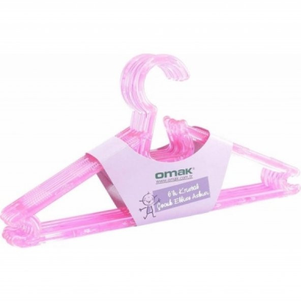 6lı Kristal Çocuk Elbise Askısı Bebek Askısı - 3