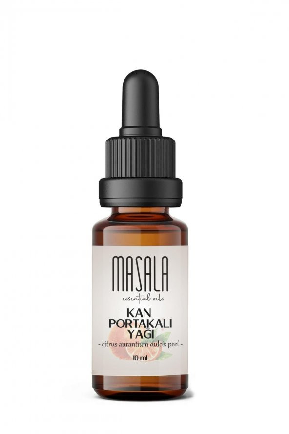 Masala 2 Adet Saf Kan Portakalı Yağı 10 ml. (Blood Orange Oil) - 4