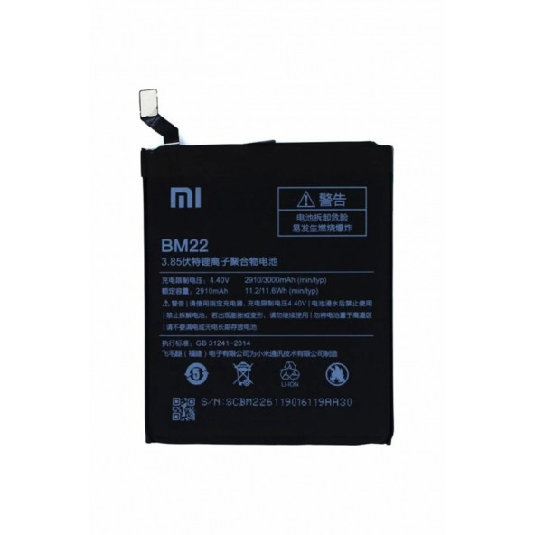 Xiaomi BM22 Batarya Redmi Mi 5 Uyumlu Yedek Batarya