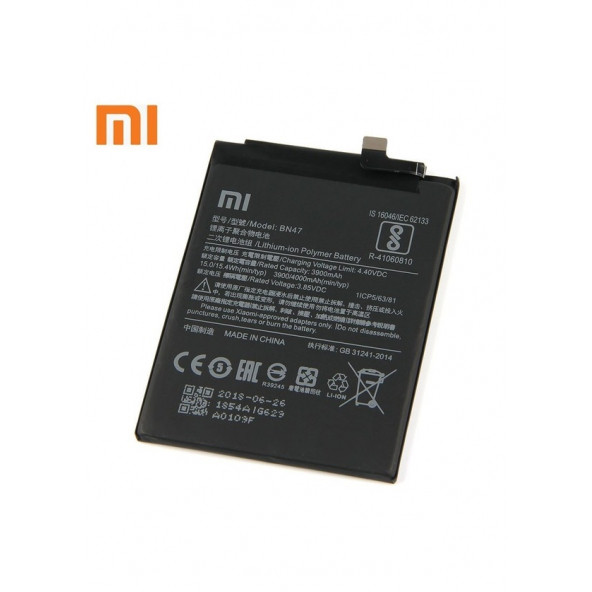 Xiaomi BN47 Batarya Redmi 6 Lite Mi A2 Lite Uyumlu Yedek Batarya