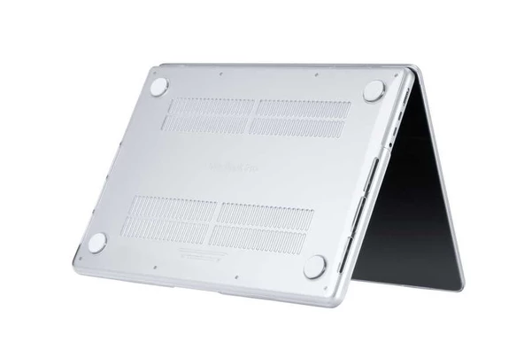 Apple Macbook Pro 14inç M1/M2 A2442 A2779 Kılıf Kristal Ön Arka Şeffaf Kapak - 4