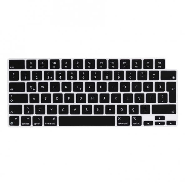 Apple Macbook Pro 16.2 2023 A2780 Q Klavye Koruyucu Silikon Ped