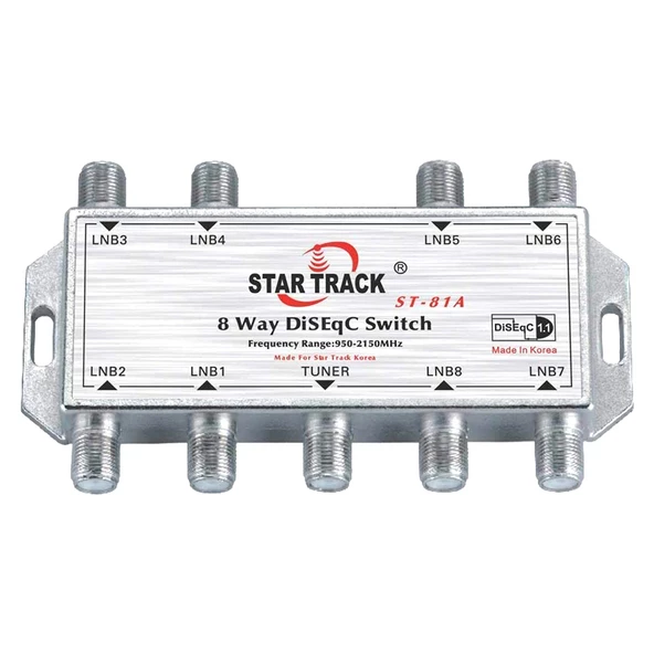 Ayt Mag 5-2050 Mhz 1/8 Uydu Anten Dağıtıcı Çoğaltıcı Çoklayıcı Diseqc Switch
