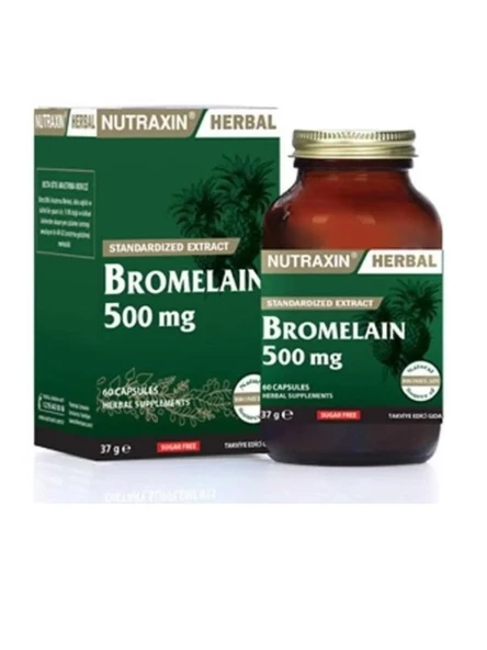 Nutraxin Bromelain 60 Kapsül