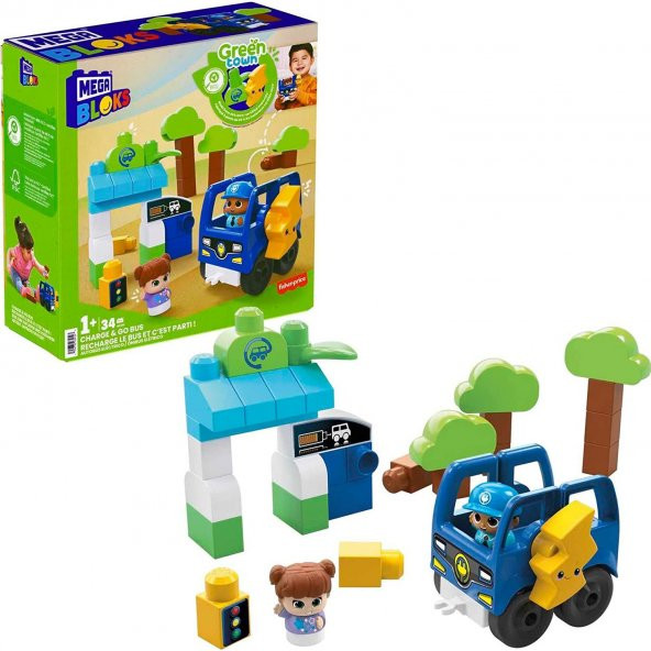 Fisher Price Mega Bloks Doğa Dostu Otobüs Seti ürün görseli