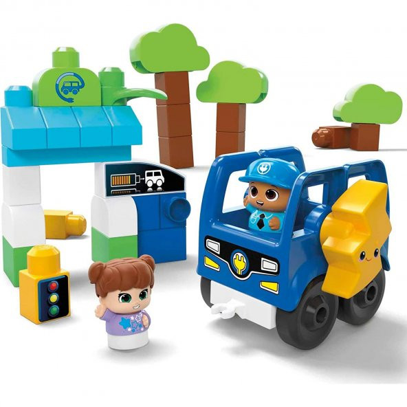 Fisher Price Mega Bloks Doğa Dostu Otobüs Seti - Resim 2