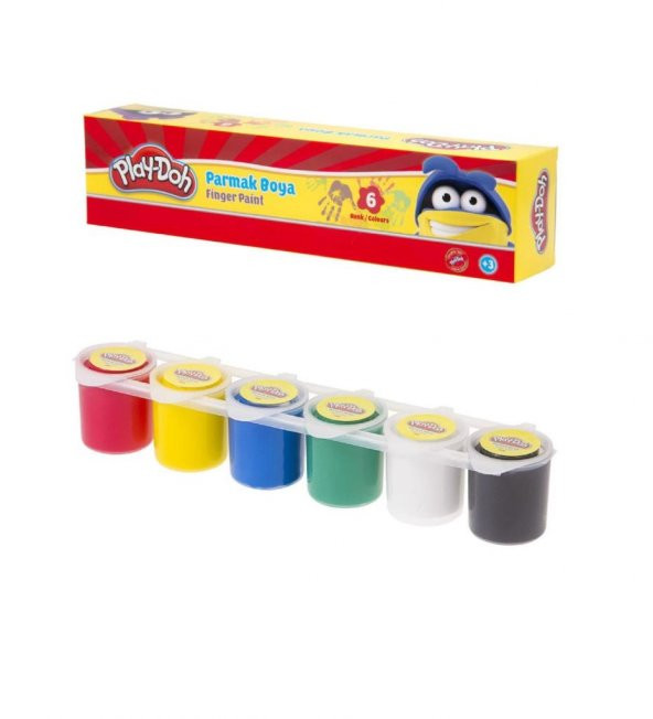 Play-Doh Parmak Boyası 30 ML 6 Renk PLAY-PR018
