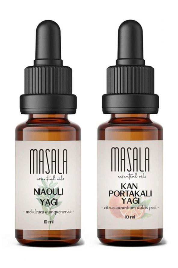 Masala Saf Kan Portakalı Yağı - Niaouli Yağı  10 ml. x 2 Adet - 2