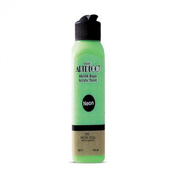Artdeco Akrilik Boya 140 ML Neon Yeşil Y-070R-950