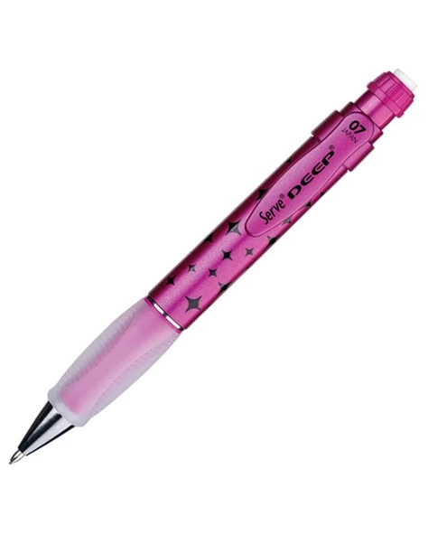 Serve Deep Versatil Kalem 0.7mm Metalik Pembe Pırıltı