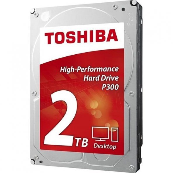 Toshiba 2TB HDWD320UZSVA P300 High Performance 720RPM 256MB 6.0Gb-s Cache Sata 3 Sabit Disk - 1