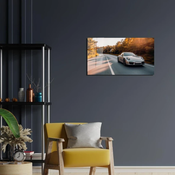 Veraart Araba Temalı Pleksi Cam Tablo Mini Coupe - 6
