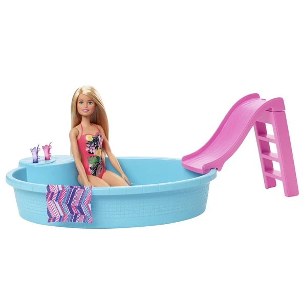 GHL91 Barbie® ve Eğlenceli Havuzu - 2