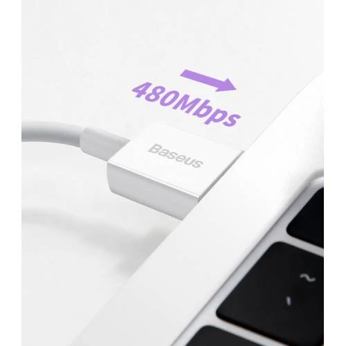 Baseus USB to TYPE-C PD 66W 1M Ultra Hızlı TYPE-C Şarj Kablosu Huawei Samsung Xiaomi Şarj Kablosu - 4