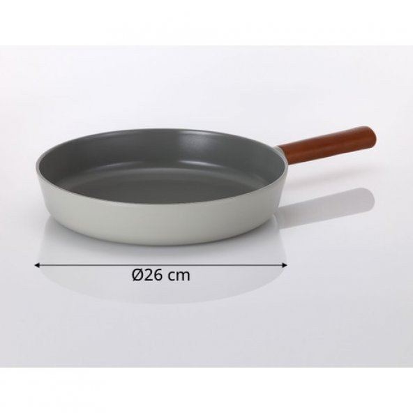 Neoflam Fika Alüminyum Döküm Tava Gri 26Cm D-Neog126 - 3