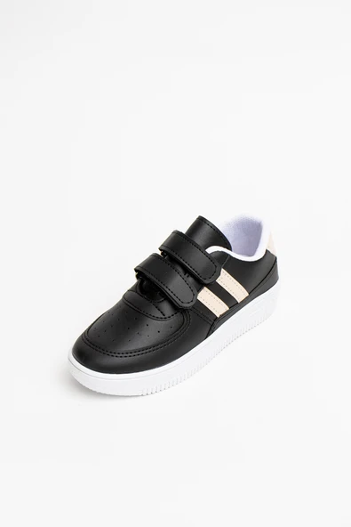 Pembe Potin Rahat Taban Cırtlı Çocuk Sneakers 001-700-23 - 12