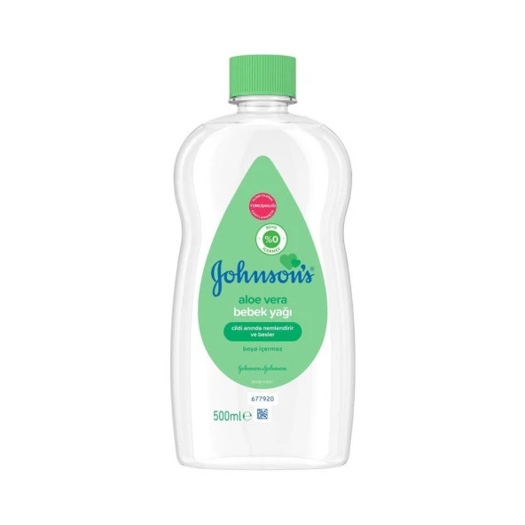 Johnson's Baby Aloe Vera Bebek Yağı 500 ml