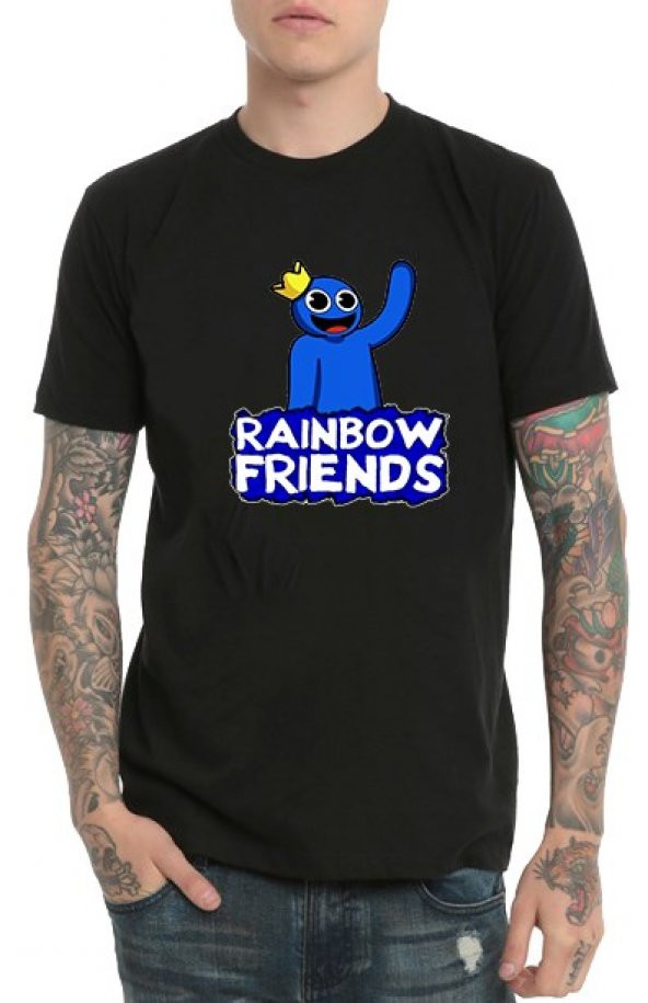 HİDZ Rainbow Friends Tişört (TİP 2) - Siyah - 1
