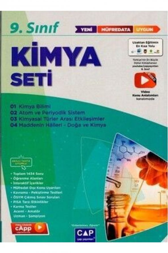 9. Sınıf Kimya Anadolu Seti 2023