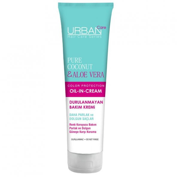 Urban Care Pure Coconut&aloe Vera Boyalı Saçlar Renk Koruyucu Durulanmayan Saç Kremi 150ml