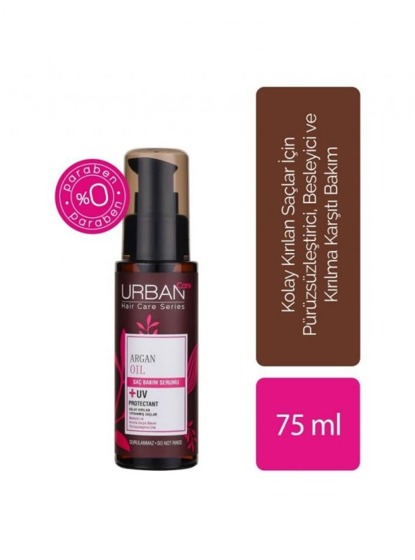 Urban Care Argan Yağı Kolay Kırılan Yıpranmış Saçlara Özel Saç Bakım Serumu 75 ml