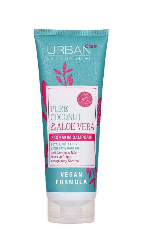 Urban Care Pure Coconut&aloe Vera Boyalı Saçlara Özel Renk Koruyucu Şampuan-250ml