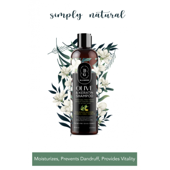 BLUGREE Zeytinyağlı ve Keratin Arındırıcı Şampuan 350 ML