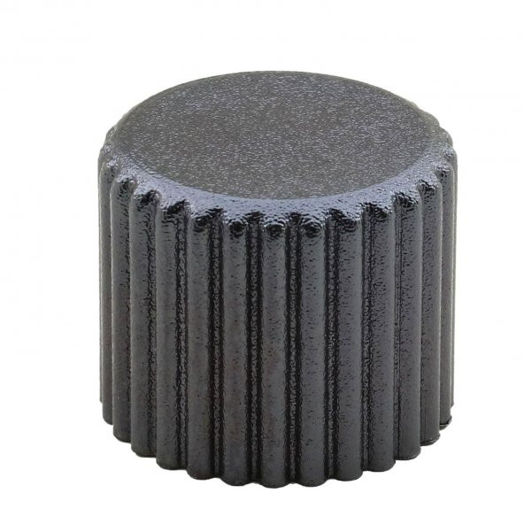 Dolap Mobilya Çekmece Kulpu Kulbu Plastik Füme Tek Vidalı Kulp - Resim 6