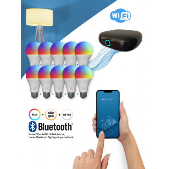 Şımart 10'lu Ampul Seti - Şımart Bluetooth Ağ Geçidi