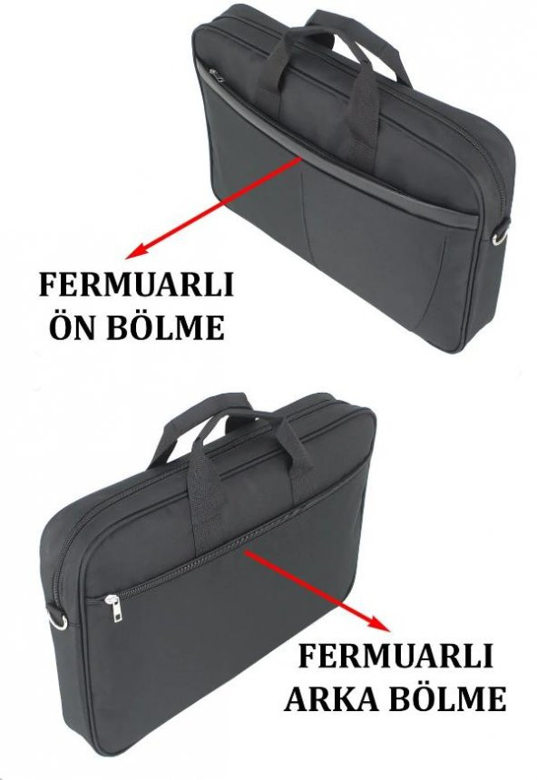 Laptop Çantası 17.3" & 17 Basic Omuz Askılı 8683255011981 - Resim 4
