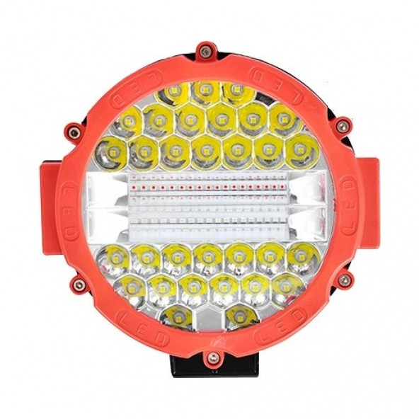 3 Modlu 3 Renk Kombo 51W Kırmızı Yuvarlak Off Road Çalışma Tekne -Beyaz/mavi-Kırmızı/flaş Işık AA138