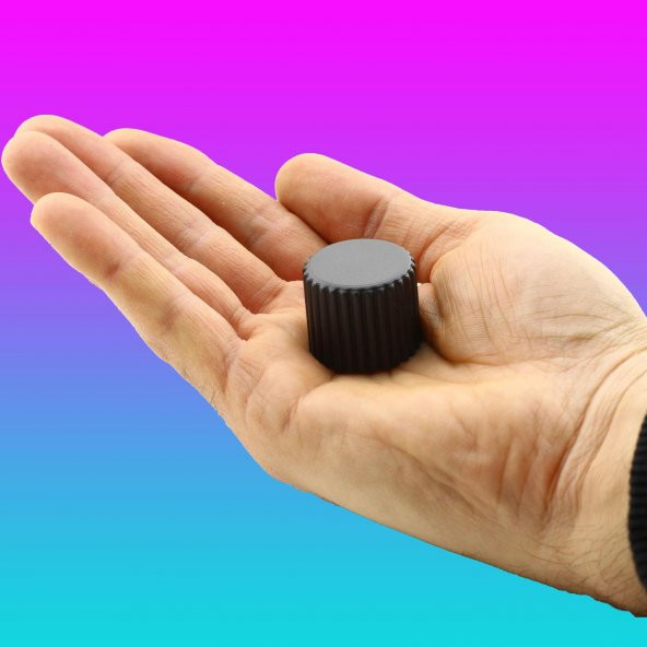 Dolap Mobilya Çekmece Kulpu Kulbu Plastik Mat Siyah Tek Vidalı Kulp - 4