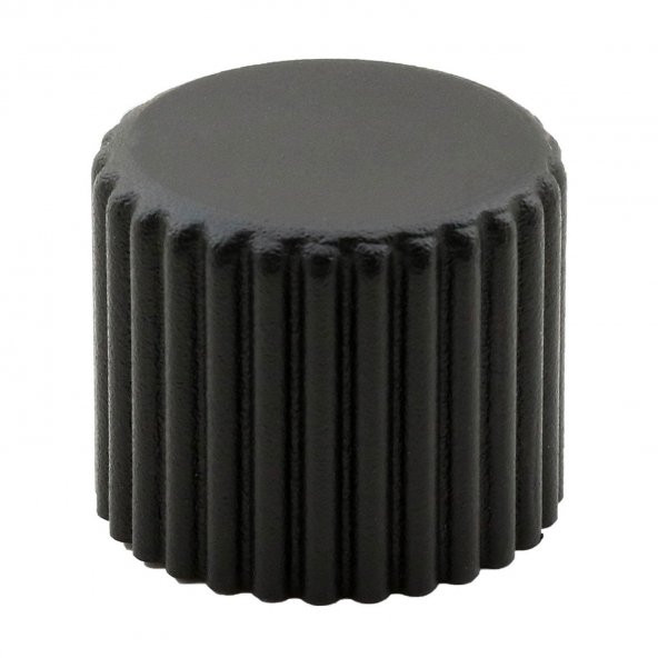 Dolap Mobilya Çekmece Kulpu Kulbu Plastik Mat Siyah Tek Vidalı Kulp - 6