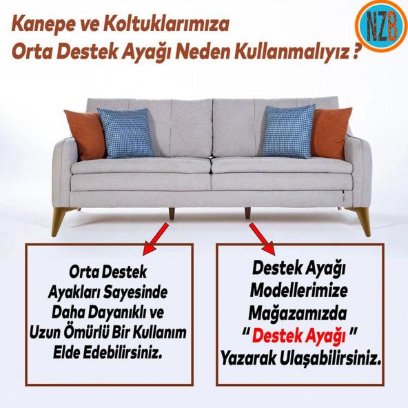 Mobilya Yatak Kanepe Sehpa TV Ünitesi Baza Koltuk Ayağı Koyu Ceviz Renk 15 cm Ayak - 2